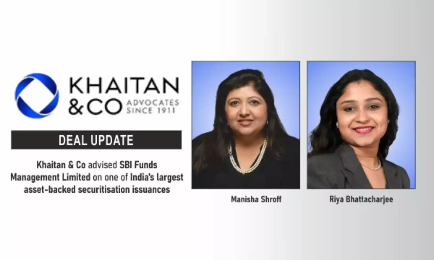 Khaitan & Co Advised SBI Funds Management Limited On One Of India’s Largest Asset-Backed Securitisation Issuances
