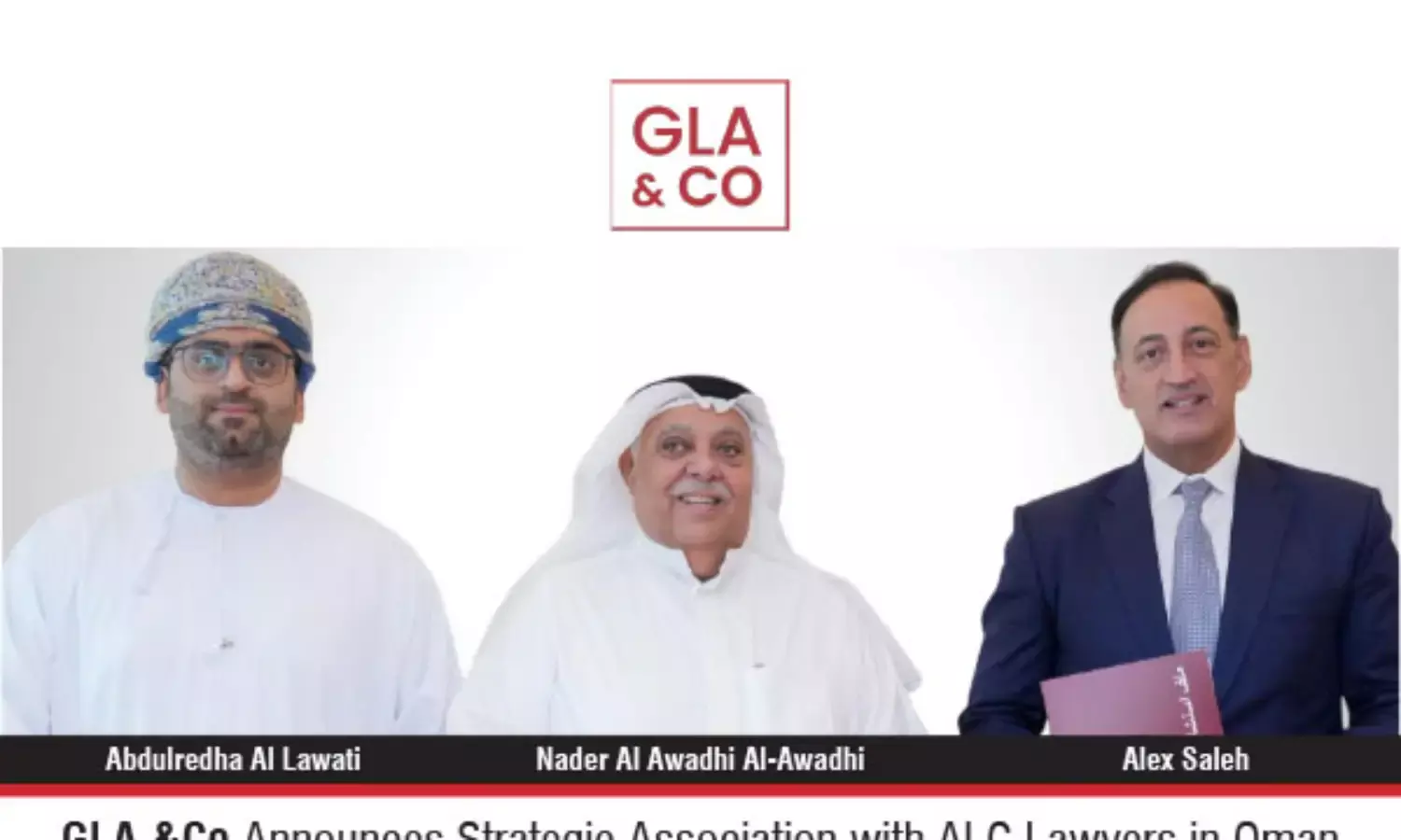GLA & Co Announces Strategic Association With ALC Lawyers In Oman