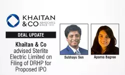 Khaitan & Co Advised Sterlite Electric Limited On Filing of DRHP For Proposed IPO