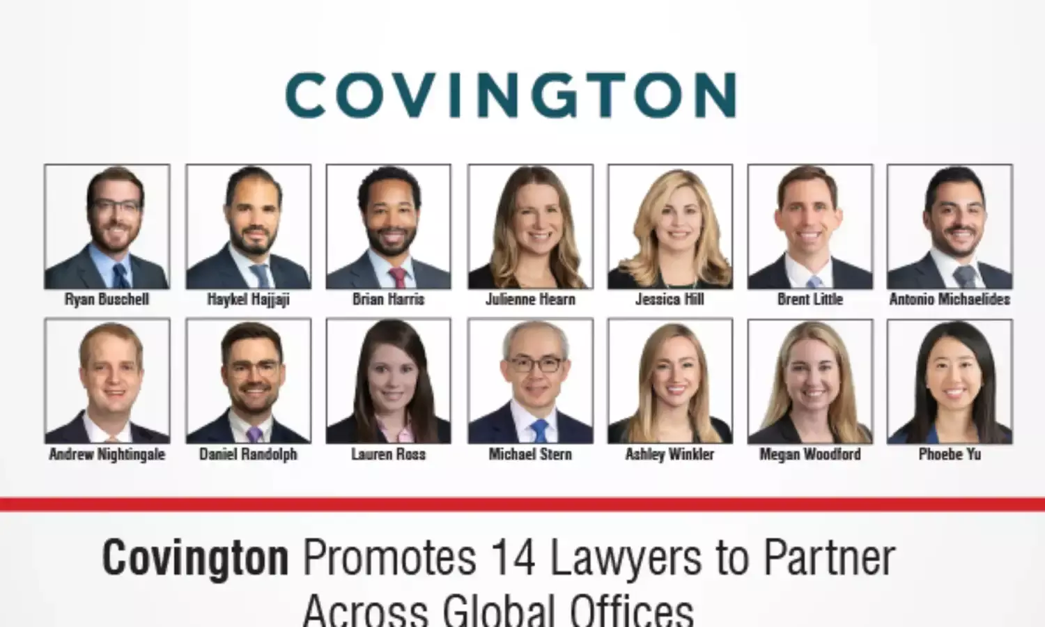 Covington Promotes 14 Lawyers To Partner Across Global Offices
