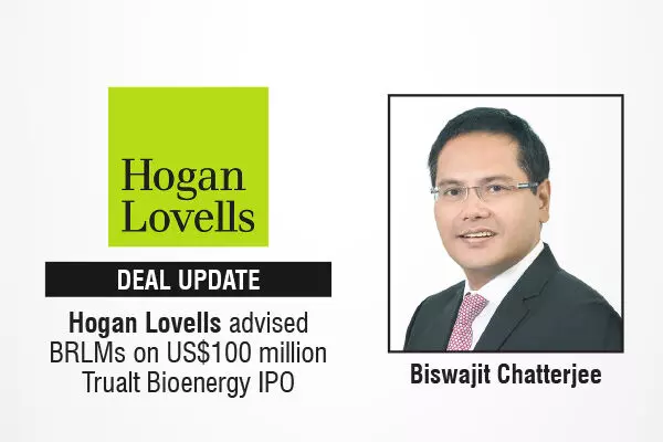 Hogan Lovells Advised BRLMs On US$100 Million Trualt Bioenergy IPO