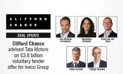 Clifford Chance Advised Tata Motors On €3.8 Billion Voluntary Tender Offer For Iveco Group