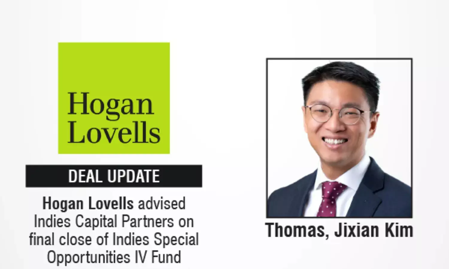Hogan Lovells Advised Indies Capital Partners On Final Close Of Indies Special Opportunities IV Fund
