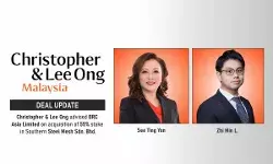 Christopher & Lee Ong Advised BRC Asia Limited On Acquisition Of 55% Stake In Southern Steel Mesh Sdn. Bhd.