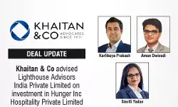 Khaitan & Co Advised Lighthouse Advisors India Private Limited On investment In Hunger Inc Hospitality Private Limited Khaitan & Co Advised Lighthouse Advisors India Private Limited On investment In Hunger Inc Hospitality Private Limited
