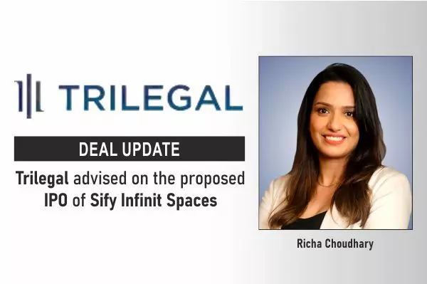 Trilegal Advised On The Proposed IPO Of Sify Infinit Spaces