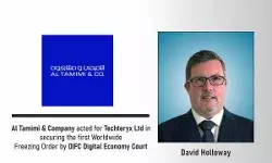 Al Tamimi & Company Acted For Techteryx Ltd In Securing The First Worldwide Freezing Order By DIFC Digital Economy Court Al Tamimi & Company Acted For Techteryx Ltd In Securing The First Worldwide Freezing Order By DIFC Digital Economy Court