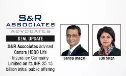 S&R Associates Advised Canara HSBC Life Insurance Company Limited On Its INR 25.15 Billion Initial Public Offering