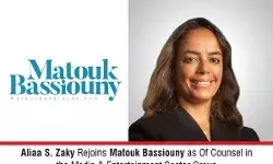 Aliaa S. Zaky Rejoins Matouk Bassiouny As Of Counsel In The Media & Entertainment Sector Group