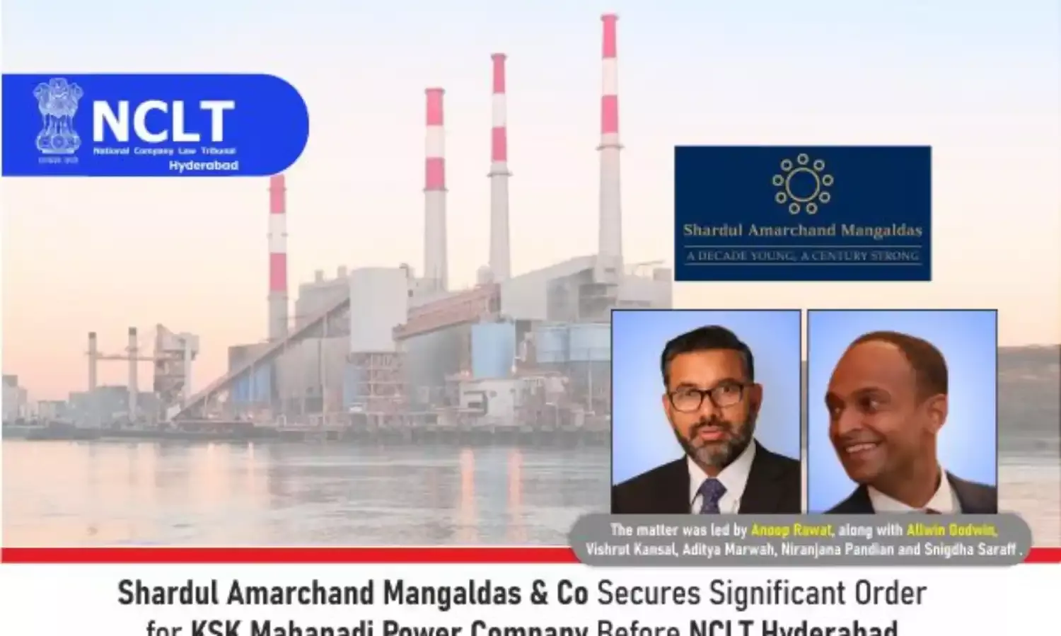Shardul Amarchand Mangaldas & Co Secures Significant Order For KSK Mahanadi Power Company Before NCLT Hyderabad