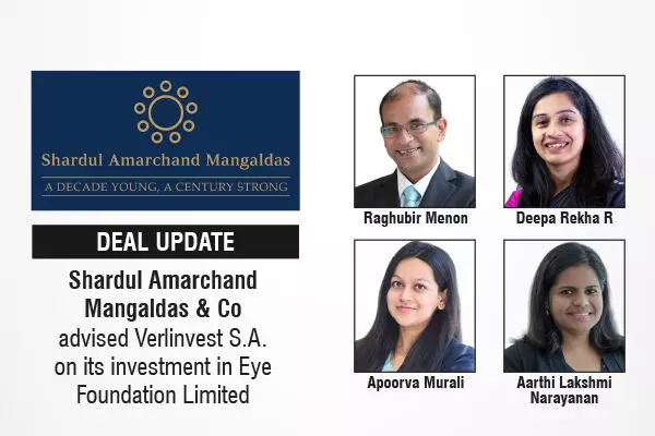 Shardul Amarchand Mangaldas & Co Advised Verlinvest S.A. On Its Investment In Eye Foundation Limited
