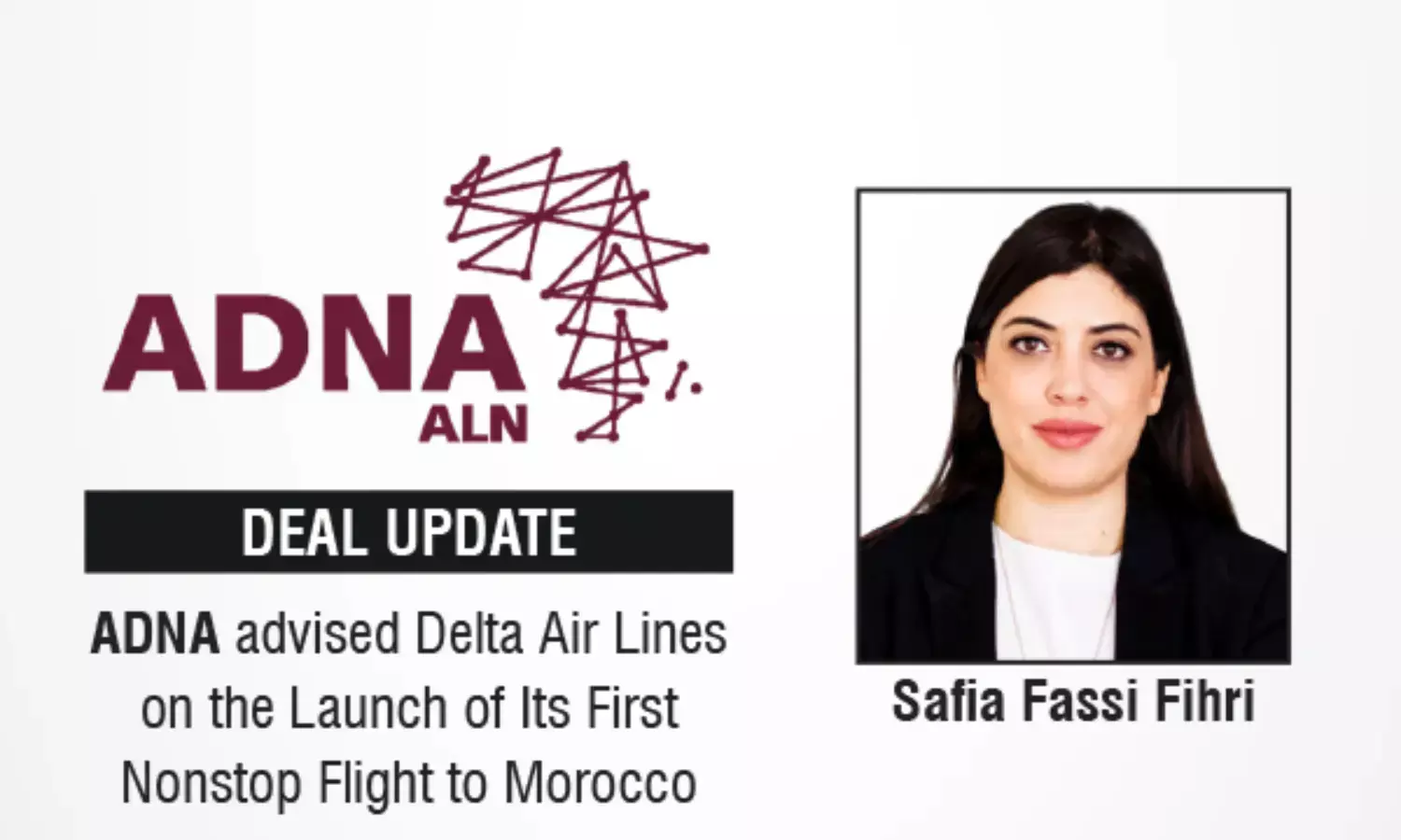 ADNA Advised Delta Air Lines On The Launch Of Its First Nonstop Flight To Morocco