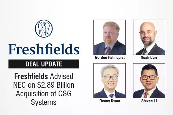 Freshfields Advised NEC On $2.89 Billion Acquisition Of CSG Systems