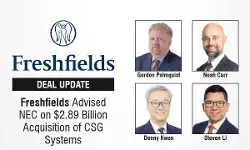 Freshfields Advised NEC On $2.89 Billion Acquisition Of CSG Systems