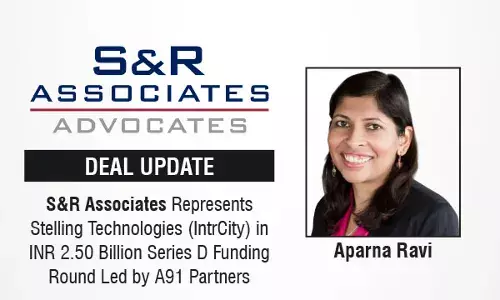 S&R Associates Represents Stelling Technologies (IntrCity) In INR 2.50 Billion Series D Funding Round Led By A91 Partners