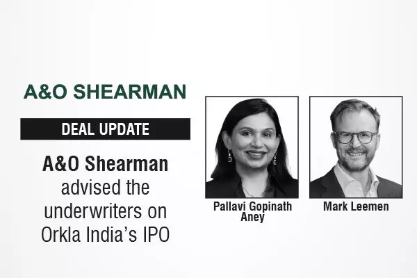 A&O Shearman Advised The Underwriters On Orkla India’s IPO