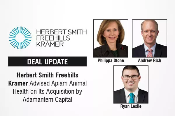 Herbert Smith Freehills Kramer Advised Apiam Animal Health On Its Acquisition By Adamantem Capital
