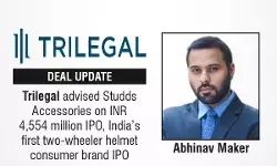 Trilegal Advised Studds Accessories On INR 4,554 Million IPO, India’s First Two-Wheeler Helmet Consumer Brand IPO
