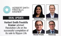 Herbert Smith Freehills Kramer Advised Resolution Life On The Successful Completion Of Its Sale To Nippon Life Herbert Smith Freehills Kramer Advised Resolution Life On The Successful Completion Of Its Sale To Nippon Life