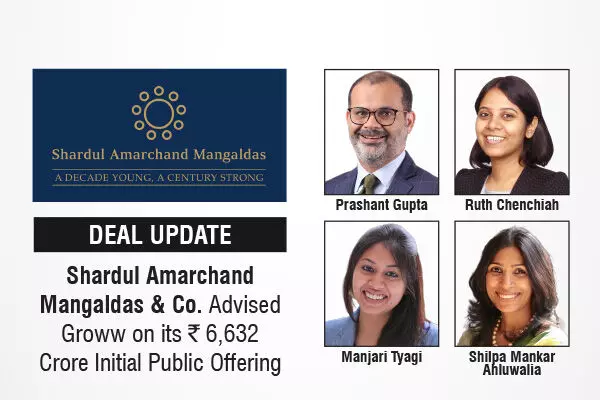 Shardul Amarchand Mangaldas & Co. Advised Groww On Its ₹6,632 Crore Initial Public Offering