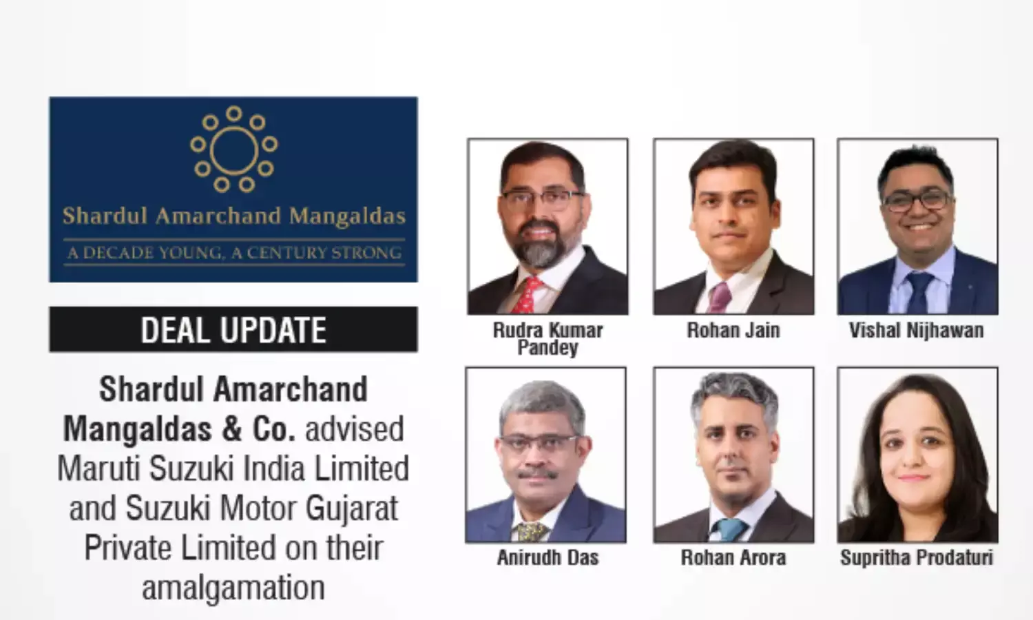 Shardul Amarchand Mangaldas & Co. Advised Maruti Suzuki India Limited And Suzuki Motor Gujarat Private Limited On Their Amalgamation