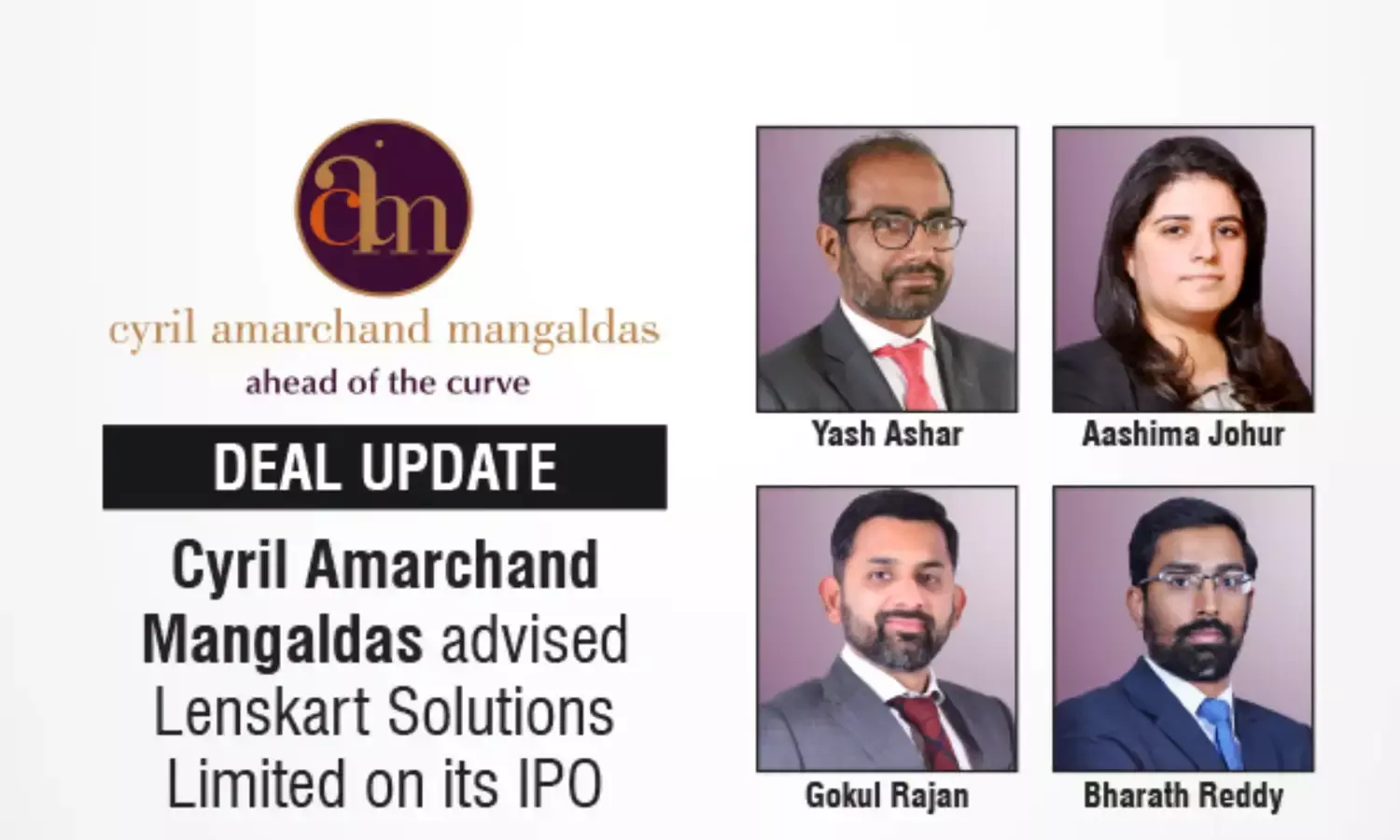 Cyril Amarchand Mangaldas Advised Lenskart Solutions Limited On Its IPO