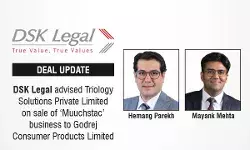 DSK Legal Advised Triology Solutions Private Limited On Sale Of ‘Muuchstac’ Business To Godrej Consumer Products Limited