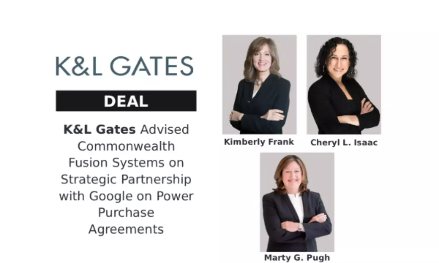 K&L Gates Advised Commonwealth Fusion Systems on Strategic Partnership with Google on Power Purchase Agreements