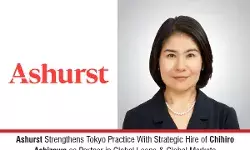 Ashurst Strengthens Tokyo Practice With Strategic Hire Of Chihiro Ashizawa as Partner In Global Loans & Global Markets