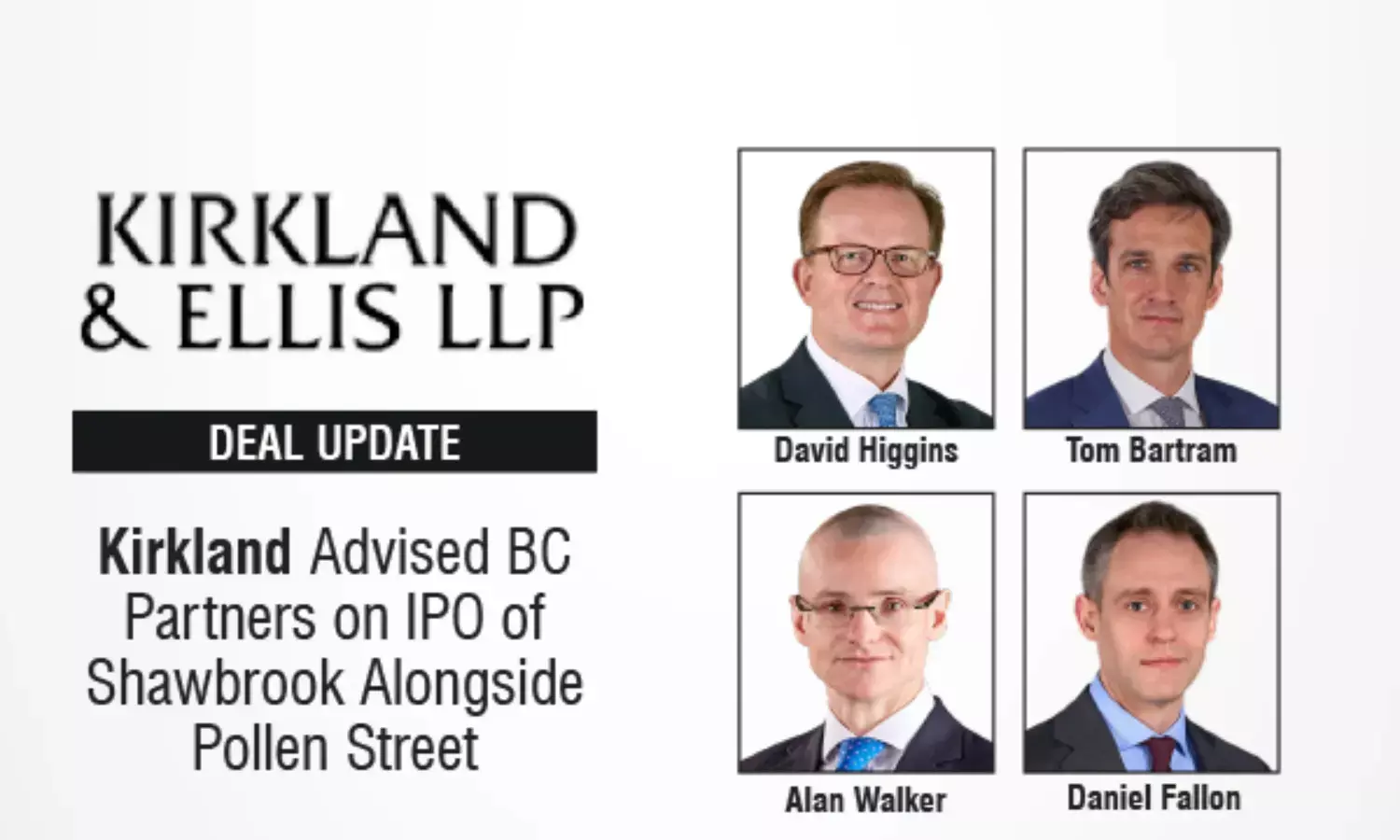 Kirkland Advised BC Partners on IPO of Shawbrook Alongside Pollen Street
