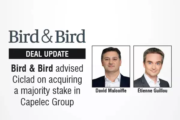 Bird & Bird advised Ciclad on acquiring a majority stake in Capelec Group