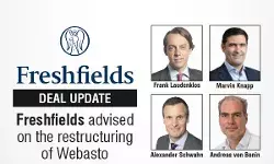Freshfields advised on the restructuring of Webasto