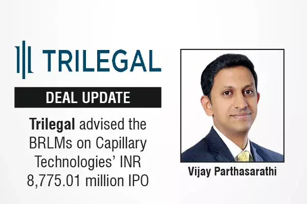 Trilegal Advised The BRLMs On Capillary Technologies’ INR 8,775.01 Million IPO Trilegal Advised The BRLMs On Capillary Technologies’ INR 8,775.01 Million IPO