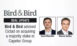 Bird & Bird advised Ciclad on acquiring a majority stake in Capelec Group