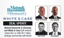 Matouk Bassiouny & Hennawy And White & Case LLP Advised Qatari Diar On USD 29.7 Billion Strategic Partnership With NUCA
