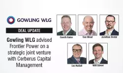 Gowling WLG Advised Frontier Power On A Strategic Joint Venture With Cerberus Management