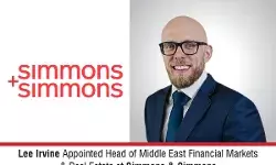 Lee Irvine Appointed Head Of Middle East Financial Markets & Real Estate At Simmons & Simmons