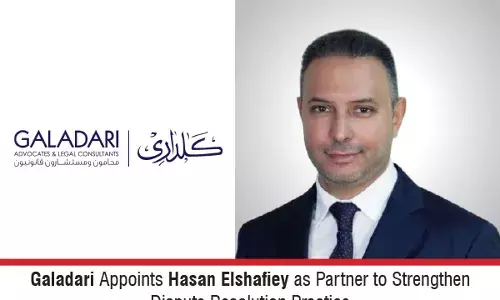 Galadari Appoints Hasan Elshafiey As Partner To Strengthen Dispute Resolution Practice