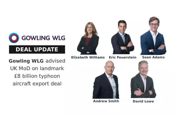 Gowling WLG advised UK MoD on landmark £8 billion typhoon aircraft export deal