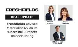 Freshfields advised Materialise NV on its successful Euronext Brussels listing Freshfields advised Materialise NV on its successful Euronext Brussels listing