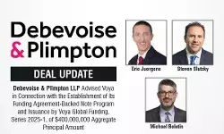 Debevoise & Plimpton LLP Advised Voya in Connection with the Establishment of Its Funding Agreement-Backed Note Program and Issuance by Voya Global Funding, Series 2025-1, of $400,000,000 Aggregate Principal Amount