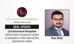 Cyril Amarchand Mangaldas Advised Swiss Parenterals Limited In Acquisition Of 30% Stake By Eris Lifesciences Limited