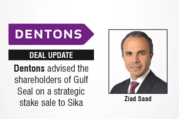 Dentons Advised The Shareholders Of Gulf Seal On A Strategic Stake Sale To Sika