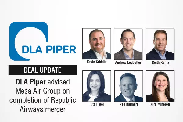 DLA Piper advised Mesa Air Group on completion of Republic Airways merger