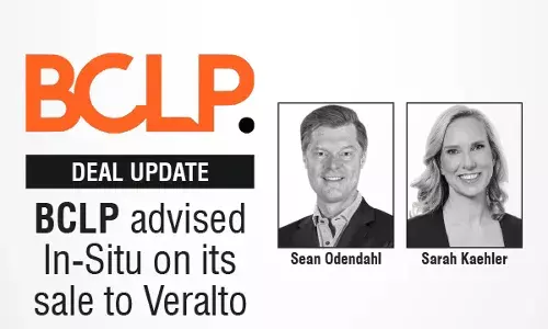BCLP Advised In-Situ On Its Sale To Veralto
