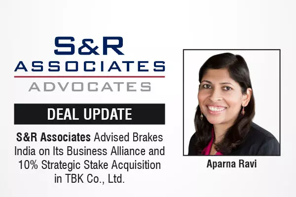 S&R Associates Advised Brakes India On Its Business Alliance And 10% Strategic Stake Acquisition In TBK Co., Ltd.