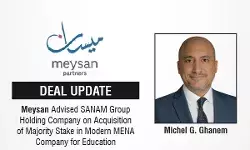 Meysan Advised SANAM Group Holding Company On Acquisition Of Majority Stake In Modern MENA Company For Education Meysan Advised SANAM Group Holding Company On Acquisition Of Majority Stake In Modern MENA Company For Education