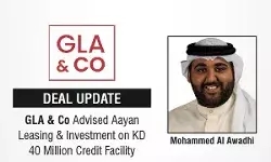 GLA & Co Advised Aayan Leasing & Investment on KD 40 Million Credit Facility GLA & Co Advised Aayan Leasing & Investment on KD 40 Million Credit Facility