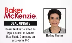 Baker McKenzie Acted As Legal Counsel To Alramz Real Estate Company On Successful IPO