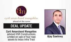 Cyril Amarchand Mangaldas Advised KNR Constructions Limited On Sale Of Four Road Assets To Indus Infra Trust
